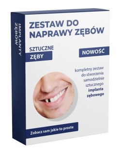 SÚPRAVA NA OPRAVU UMELÝCH ZUBOV NA VYPLNENIE DUTÍN V ZUBOCH